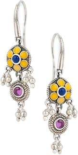 Shaya by Caratlane | 925 Silver|Phulwadi Work Earrings | Gifts for Womens & Girls