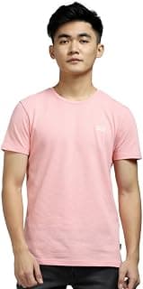 JACK & JONES Men's Cotton Solid Slim Fit Crew Neck T-Shirt