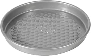 Meyer Bakemaster Carbon Steel Non Stick Pie Tin | Tart Pan | Pie Dish | Cake Tins for Baking | Baking Essentials | Cake Pan | Nonstick Bakeware | Pizza Tray, 20cm, Grey