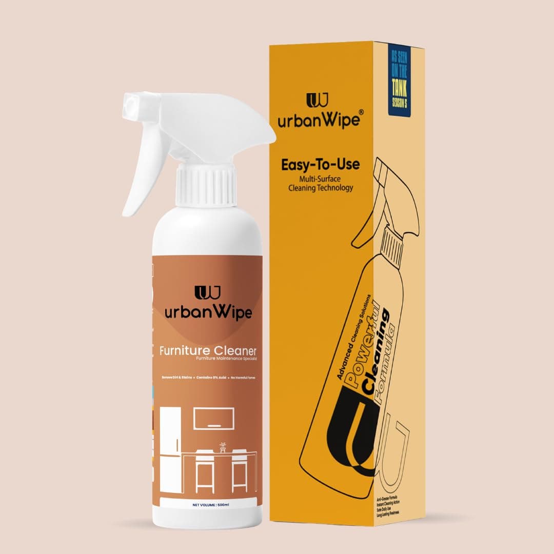urban Wipe Furniture Cleaner | Wood Cleaner, Shiner & Conditioner | For Furniture & Laminates | Cleans, Protects & Shines Wood Furniture Surfaces_(500Ml)