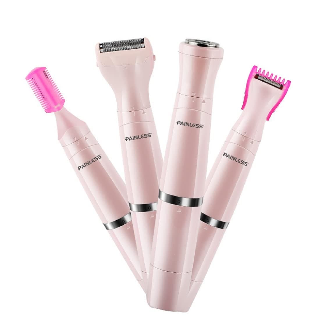 Cleanfly Women's Rechargeable, Waterproof Eyebrow/Armpit/Leg/Arm Facial Hair Remover Wet and Dry High-Speed Electric Trimmer, Multicolor