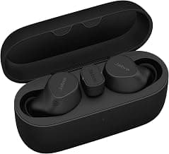 Jabra Evolve2 Buds UC True Wireless Bluetooth Earbuds with Link 390 USB-C Adapter, Active Noise Cancellation, 6 Microphones, 33 Hours Battery, MultiSensor Voice™, Hybrid Work Earbuds