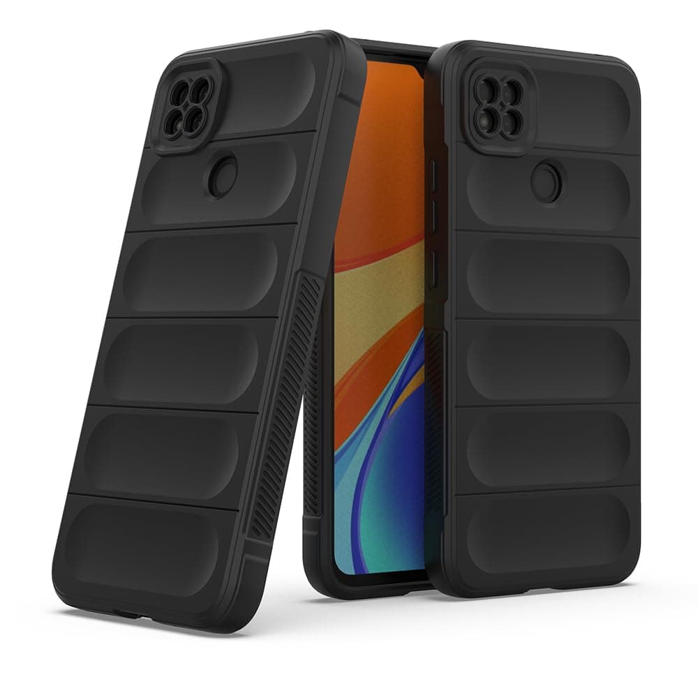 amazon basics Basic Case for Mi Redmi 9 4G (Silicone_Black)