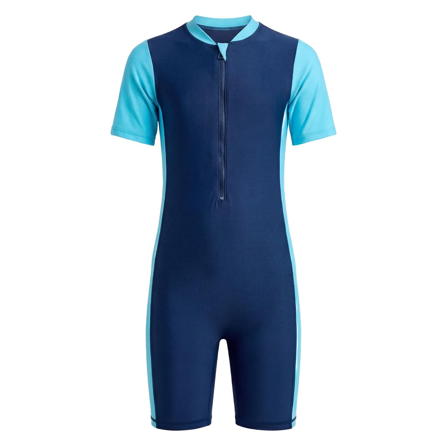 Boldfit Kids Swimming Dress One Piece Swim Suit for Boys, Blue XL