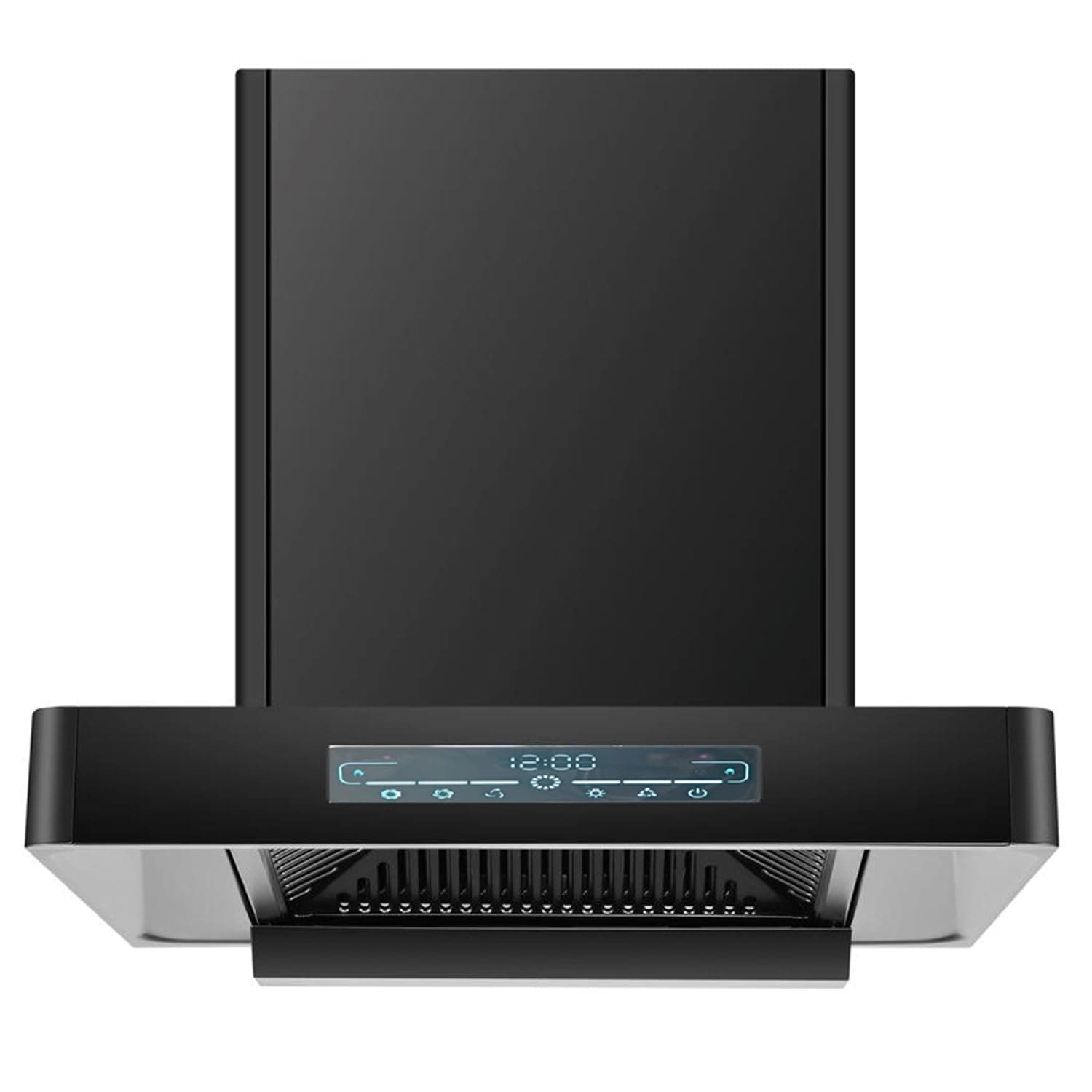 KAFF K-Series KET 60A T-Shape Filterless Auto Clean Kitchen Chimney, 60 CM, 1450 m3/hr Suction Capacity with Touch & Motion Sensor, 2 Years Comprehensive Warranty and Lifetime on Motor* (Black)