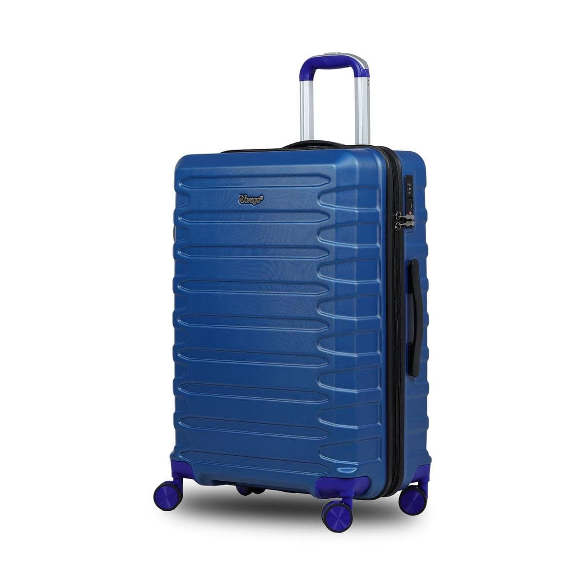 V-Lite Warpath 70 cms Cobalt Blue Check-in Hard Sided Trolley Bag Suitcase Travelling Spinner Luggage with Anti-Theft Zippers & TSA Approved Lock