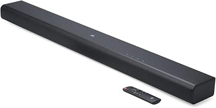 JBL Cinema SB510, Dolby Audio Soundbar with Built-in Subwoofer for Deep Bass, 3.1 Channel with Racetrack Drivers, Center Channel for Superior Voice Clarity, HDMI ARC, BT & Optical Connectivity (200W)