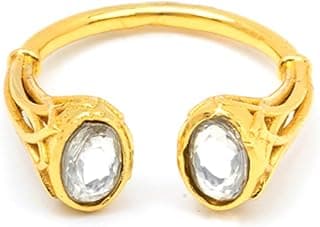 Shaya by Caratlane | 925 Silver|Queen of Connections Ring in Gold Plated | Gifts for Womens & Girls