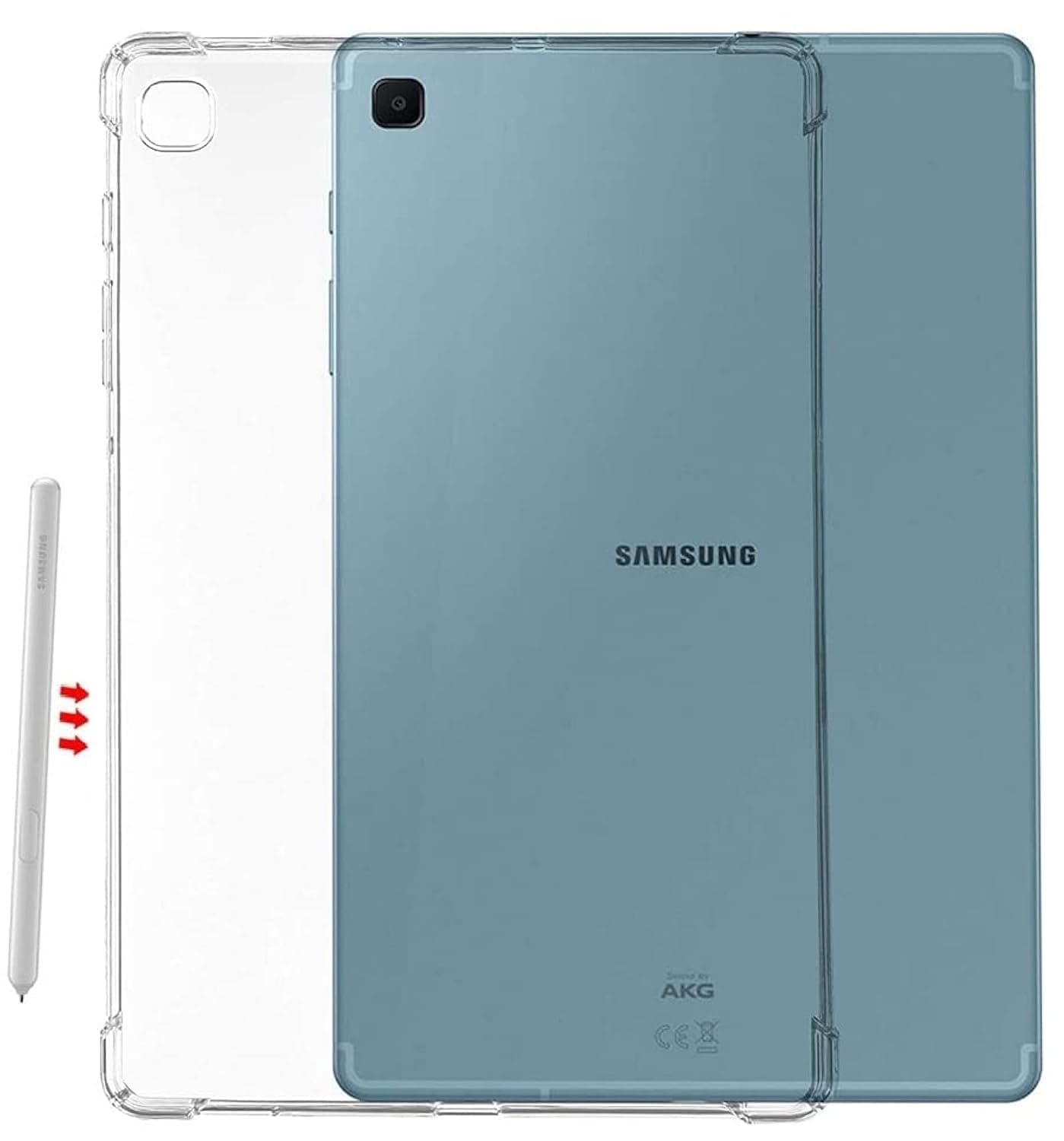SwooK Soft TPU Case for 10.4" inch Samsung Galaxy Tab S6 Lite 2020-2022 SM P613 P619,P610 P615 Transparent Back Cover Case Shell for Galaxy Tab S6 Lite 10.4 inch Tablet (Clear)