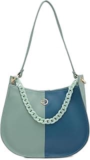 Caprese Perline Hobo, Small | Stylish Shoulder Bag for Women with Heavy Chain | Spacious Compartment & Secure Top Zip | Perfect for Casual/Party & Daily Outings