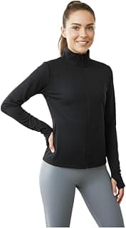PUMP'D Women's Jacket | Slim Fit | Thumb Hole Open Sleeve | With zipper | Perfect for workout