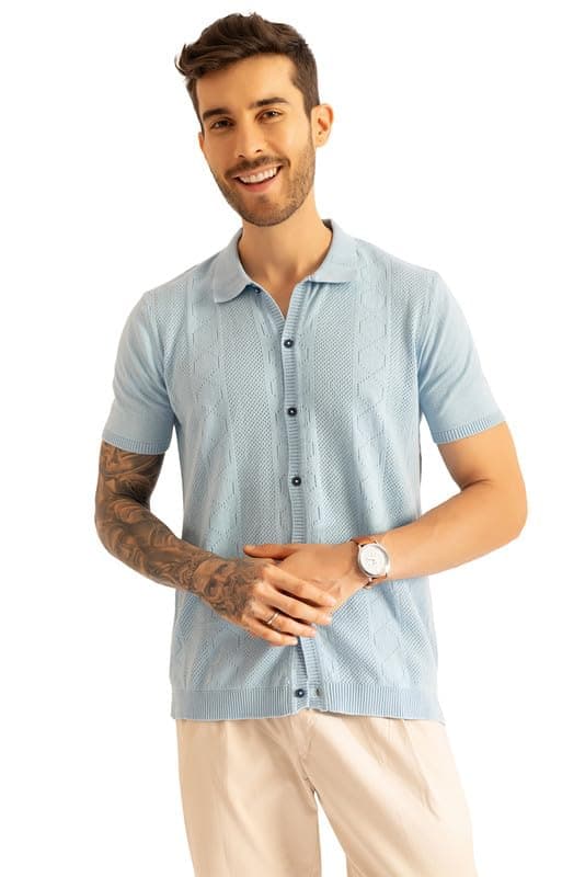 Armisto Men's 100% Cotton Fancy Party Polo T-Shirt/Neutral Colour