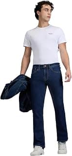 Pepe Jeans Men's Jeans | Mid Rise | Bootcut Fit | Stretchable