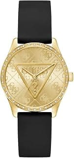 GUESS Round 36mm Champagne Dial Analog Women Watch - GW0942L2