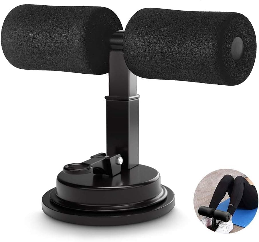 Protoner Adjustable Situp Bar with Suction Base, Black