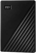 Western Digital WD 1TB My Passport Portable Hard Disk Drive, USB 3.0 with Automatic Backup, 256 Bit AES Hardware Encryption,Password Protection,Compatible with Windows and Mac, External HDD-Black