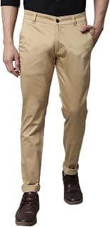 Majestic Man Men's Slim Fit Mid Rise Trouser