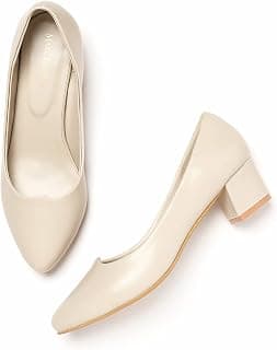 Marc Loire Women's Formal Block Heel Pump Shoes for Office, Party and Formal Occasions.