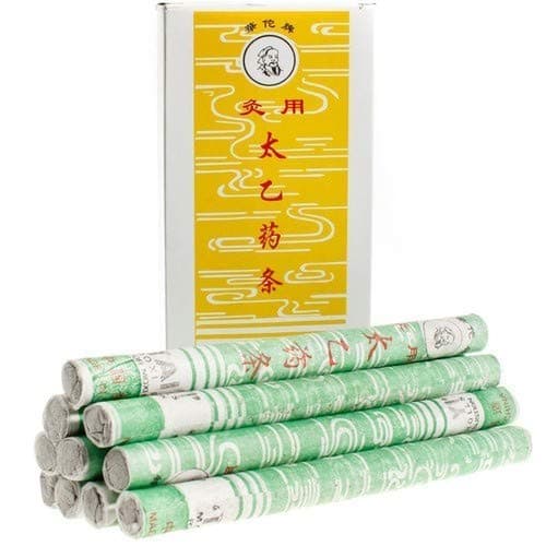 ACP ACUPRESSURE Moxa Box Acupuncture Stick Sujok,Moxa Rolls For Moxibustion (Set Of 10 Pcs) | Moxa Stick Rolls | Massage Therapy For Antistress & Acupuncture