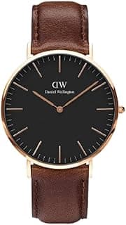 Daniel Wellington Classic Analog Watch for Men with Round Dial & Water Resistant Man's Wrist Watches