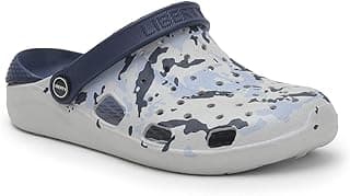 Liberty A-HA LPMXT-811 Casual Slingback Clogs for Men - Grey, Navy Blue & Green | Slip-On Comfort, Comfortable, Breathable & Lightweight | Ideal for All-Day Wear | Suitable for Indoors/Outdoors