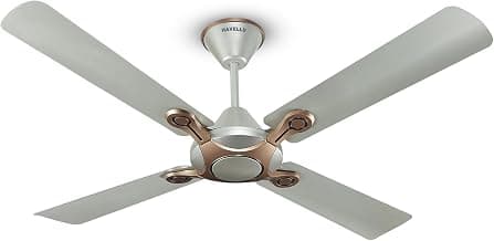 Havells 1200mm Leganza ES 4B Ceiling Fan|Best fan in 4 Blade,Premium Finish Decorative Fan,High Air Delivery|Energy Saving,100% Pure Copper Motor,2 Year Warranty|(Pack of 1,Bronze Gold),5 Stars
