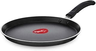 Pigeon Special Non Induction Base Aluminium Non Stick Flat Tawa, 270mm, Cookware with 3mm Width, Black