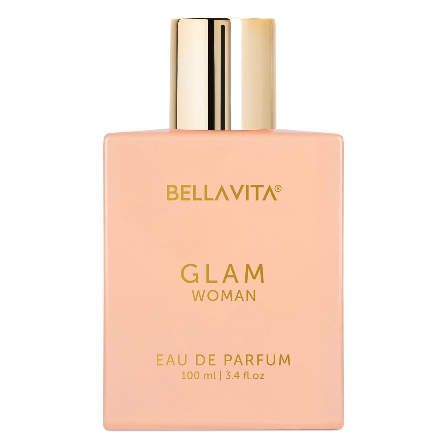 Bella Vita Luxury GLAM | Long Lasting Perfume for Woman | EDP 100ml | African Orange, Jasmine & Patchouli | Floral, Fruity, Woody Premium Fragrance for Women | Long Lasting Perfume