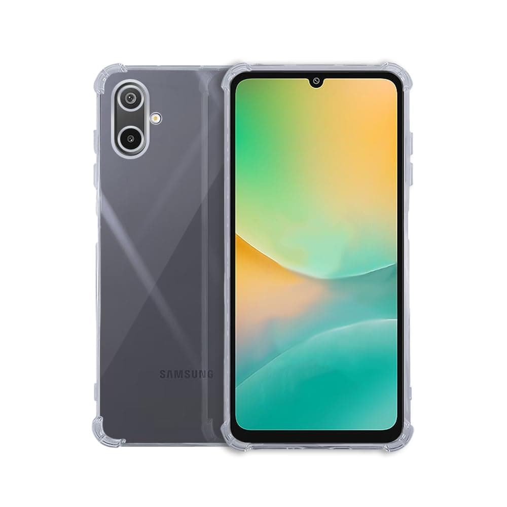 7SEVEN® Back Cover for Samsung Galaxy F06 | M06 Transparent Mobile Back Case Shock Proof Design Camera Edges Protection Crystal Clear Phone Case Silicon Soft TPU and Flexible Bumper Phone Cover