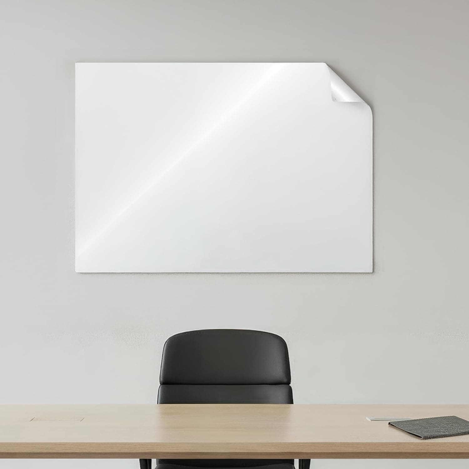 Amazon Basics Dry Erase Writing Surface | Whiteboard Sticker | Super Sticky, Removes Without Residue | for Professionals & Work from Home | 3ft x 2ft, White