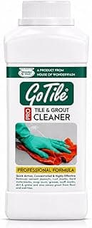 GoTile Pro Tile & Grout Cleaner - 500ml | Trusted by Professionals | Highly Effective & Concentrated Formula | Removes Cement, Hard Water Marks, Grease & Grime | Restores Shine to Tiles