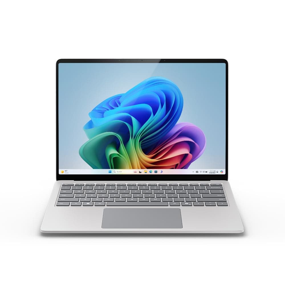 Microsoft New Surface Laptop (7th Edition) - Windows 11 Home Copilot + PC - 13.8” LCD PixelSense Touchscreen - Qualcomm Snapdragon X Elite (12 Core) - 16GB RAM - 512GB SSD - Platinum - ZGP-00023