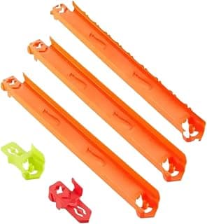 Hot Wheels Track Set, Track Creator Pack with 3 Feet of Speed Snap Straight Track: 2 12” Inch Molded Pieces, 1 12” Flex Track & 2 Adapters