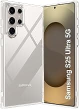 TheGiftKart Ultra-Hybrid Crystal Clear Back Case Cover for Samsung Galaxy S25 Ultra 5G | Shockproof Design | Hard Back Cover Case for Samsung Galaxy S25 Ultra 5G (PC & TPU, Transparent)