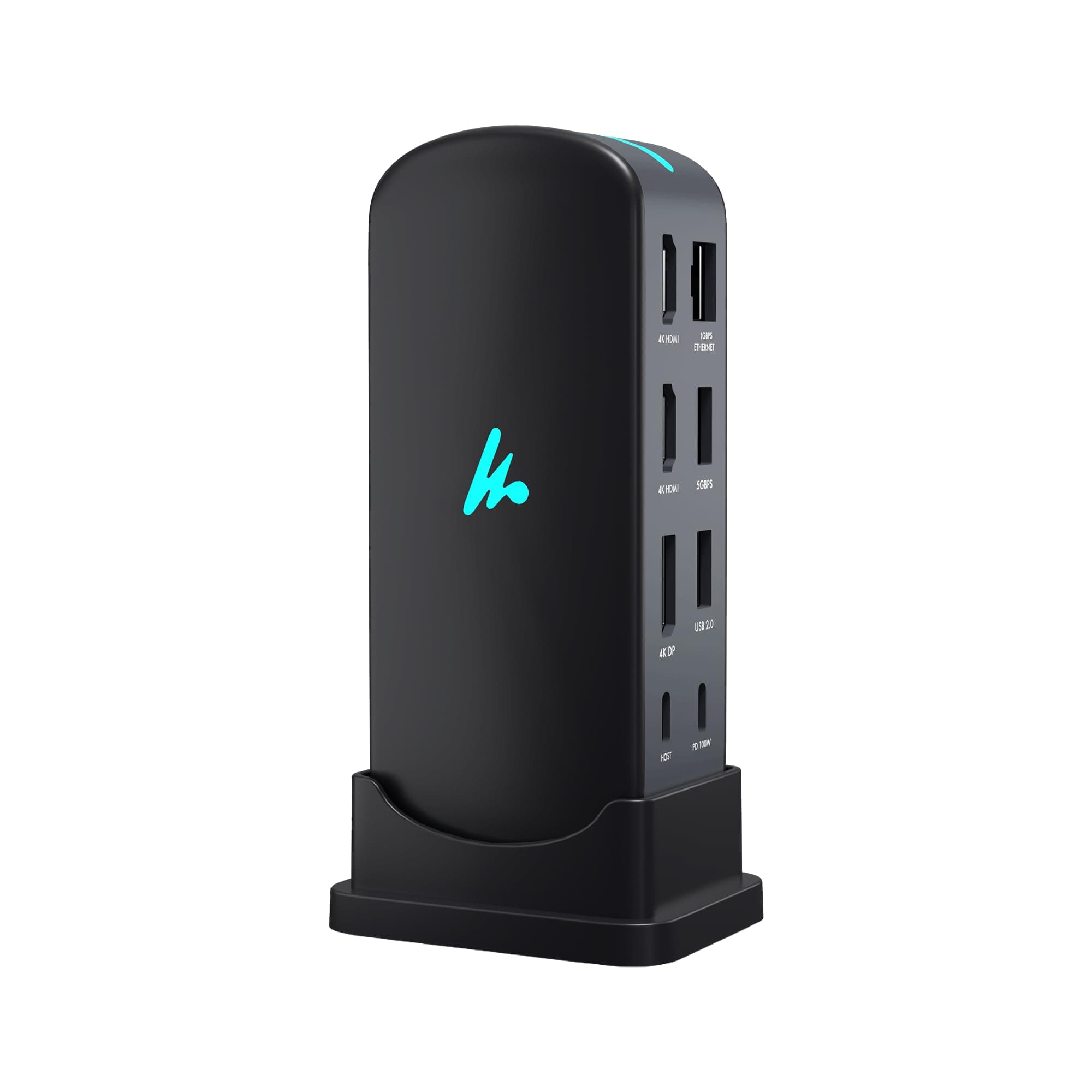 Type C 11 in 1 Wozoyo Docking Station, PD 100W, 2X4K@60Hz HDMI, 4K DisplayPort,2XUSB 5Gbps, 1 Gigabit Ethernet, SD/TF,AUX Port, Universally Compatible Thunderbolt 4, macOS, Windows, Android & iOS