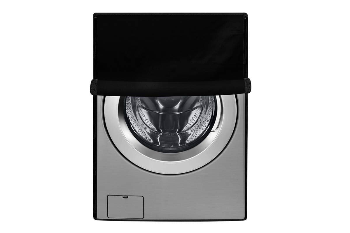 Stylista Washer Dryer Cover for LG 10.5Kg/7.0Kg FHD1057STB AI Direct Drive Waterproof Black Color