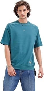 WROGN Men's 220 GSM Pure Cotton T-Shirt | Oversized Fit