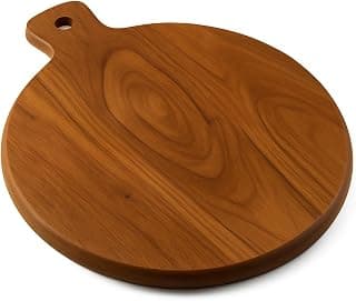 Make in Modern Acacia Wood Chopping Board – 14x12 Inches | Handmade, Reversible, Durable Cutting Board for Kitchen & Serving | Rustic Cheese Platter, Bread or Meat Board