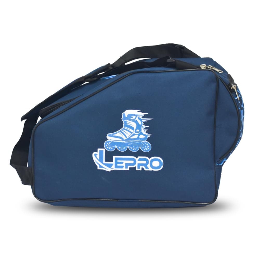 LEPRO Skate Bag | Premium Roller Skate Bag with Adjustable Shoulder Strap for Youth and Adults (Blue)