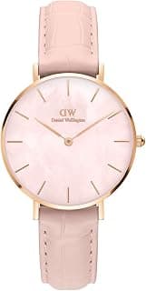 Daniel Wellington Petite Rouge Analog Pink Round Dial Water Resistant Women's Wrist Watches