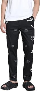 PUMA Men's Relaxed Fit Mid Rise Printed Lounge Pants
