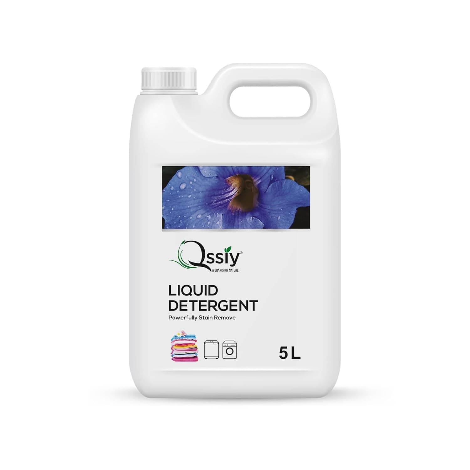 Qssiy Liquid Detergent Suitable For Top Load & Front Load Washing Machine 5L (Fresh)