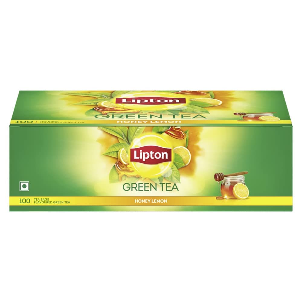 Lipton Green Tea, Honey Lemon, 100 Tea Bags, for Weight Loss, with Catechins to Boost Metabolism, Zero Added Sugar, All Natural Ingredients