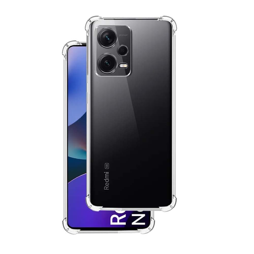 7SEVEN® Back Cover for Mi Redmi Note 12 Pro Plus 5G Transparent Mobile Back Case Shock Proof Design Camera Edges Protection Crystal Clear Phone Case Silicon Soft TPU and Flexible Bumper Phone Cover