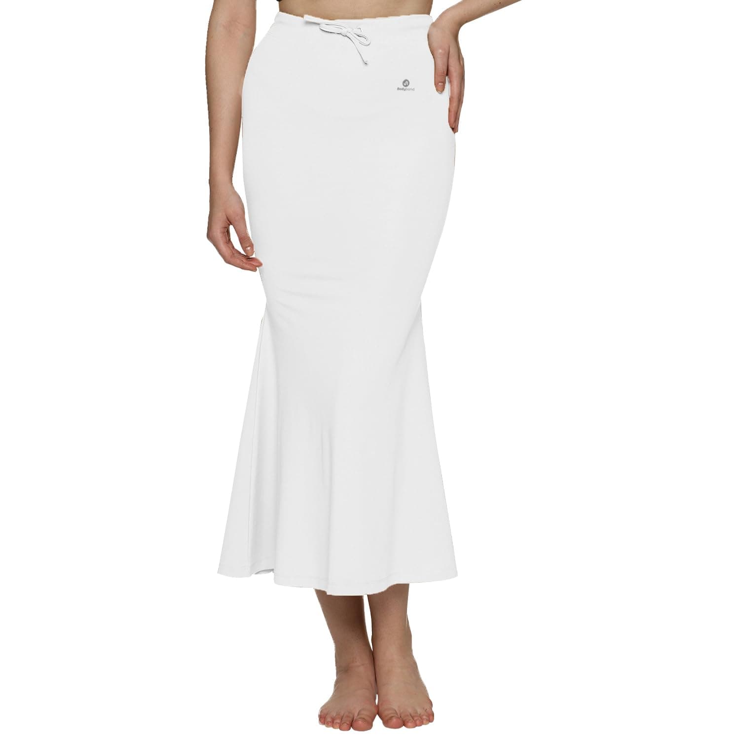 Bodyband Saree Shapewear Petticoat for Women Smooth Curve Peticote Innerwear for Sarees sin Party Saree Shaper for Ladie Shape Wear Dress for Body Shaper Cotton Blended Petticoat Skirts for Women