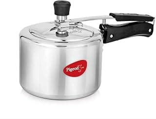 Pigeon Storm 3 Litre Aluminium Innner Lid Pressure Cooker Induction and Gas Stove Compatible