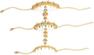 Shaya by Caratlane | 925 Silver| Shaadi Shringar Hand Cuff in Gold Plated | Gifts for Womens & Girls