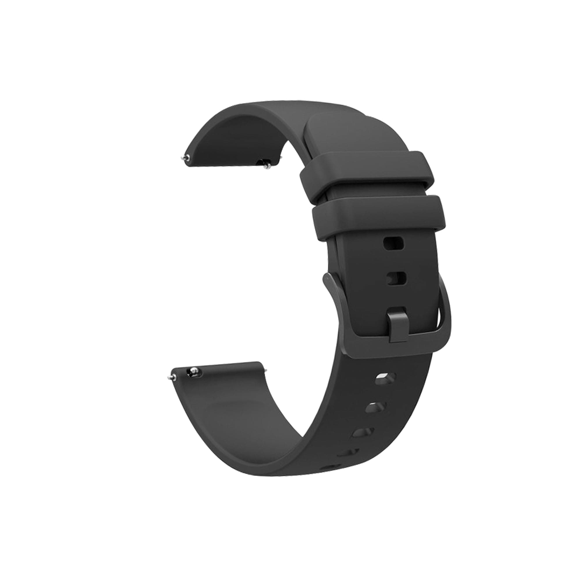 TECHONTO Soft Silicone 22mm Watch Strap with Secure Buckle Lock, Compatible with Samsung Galaxy Watch 3 45mm/ Gear S3 Classic Huawei GT3 46mm & Watch's with Lug Size 22mm