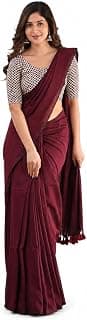 Generic Women’s Soft Cotton Blend Saree | Lightweight Traditional Ethnic Wear