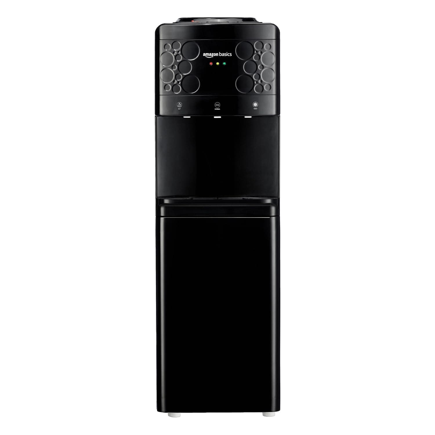 amazon basics Hot and Cold Floor Standing Water Dispenser, Top Loading, 20Litre Full Black
